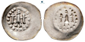 France. Strasbourg. Conrad of Lichtenberg AD 1273-1299. Bracteate Denier AR