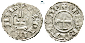 Crusaders, Principality of Achea. Philippe de Taranto AD 1307-1313. Denier Tournois BI