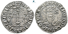 Crusaders. Knights of Rhodes (Knights Hospitaller). Hélion of Villeneuve AD 1319-1346. Gigliato AR