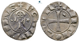 Principality of Antioch. Antioch. Bohemond III AD 1163-1201. Denier AR