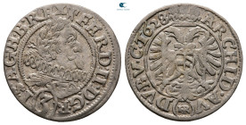 Austria. Breslau (Poland). Ferdinand II of Habsburg AD 1619-1627. 3 Kreuzer AR 1628