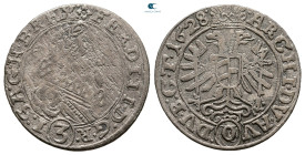 Austria. Olmütz (Olomuoc, Czechia). Ferdinand II of Habsburg AD 1619-1627. 3 Kreuzer AR 1628