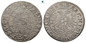 Austria. Olmütz (Olomuoc, Czechia). Ferdinand II of Habsburg AD 1619-1627. 3 Kreuzer AR 1628