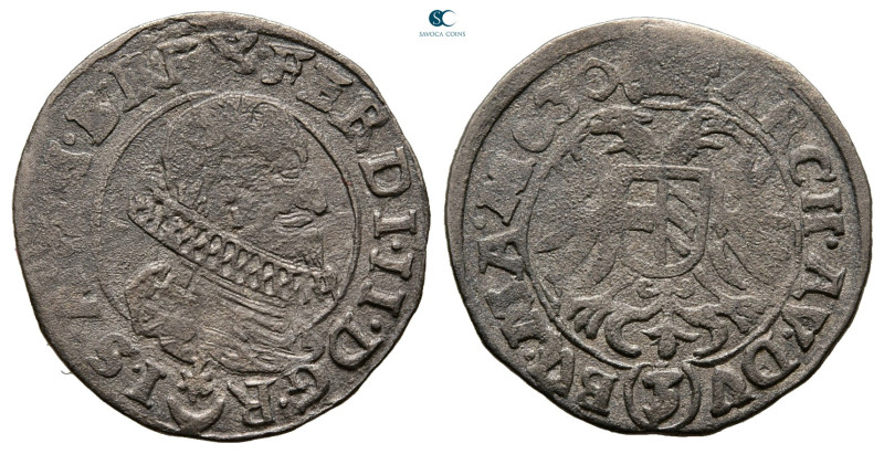 Austria. Prague (Czechia). Ferdinand II of Habsburg AD 1619-1627. 
3 Kreuzer AR...