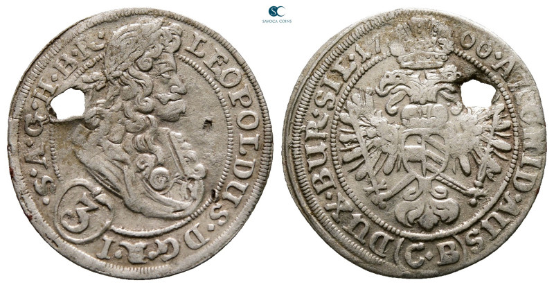 Austria. Leopold I of Habsburg AD 1657-1705. 
3 Kreuzer AR

21 mm, 1,63 g

...