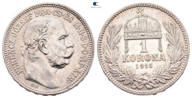 Austria. Kremnitz (Hungary). Franz Joseph  AD 1848-1916. 1 Korona AR 1915