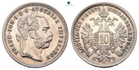Austria. Wien (Vienna). Franz Joseph  AD 1848-1916. 10 Kreuzer AR1872