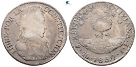 Bolivia. Potosi.  AD 1830. 4 Soles AR