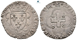 France. Poitiers. Francois I of Valois-Angouleme  AD 1515-1547. Douzain AR
