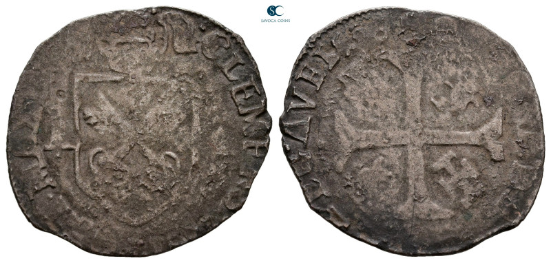 France. Avignon. Clement VIII AD 1592-1605. 
Douzain AR

26 mm, 1,45 g


...
