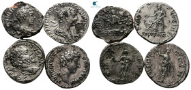 Lot of ca. 4 roman fourrée denari (Caracalla, Septimius Severus, Marc Aurel, Trajan) / SOLD AS SEEN, NO RETURN!
Very Fine