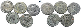 Lot of ca. 5 roman coins (Maximianus Herculius, Tacitus, Diocletian, Salonina, Severina) / SOLD AS SEEN, NO RETURN!
Very Fine