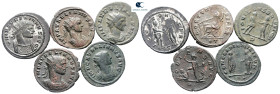 Lot of ca. 5 roman coins (Aurelian) / SOLD AS SEEN, NO RETURN!
Very Fine