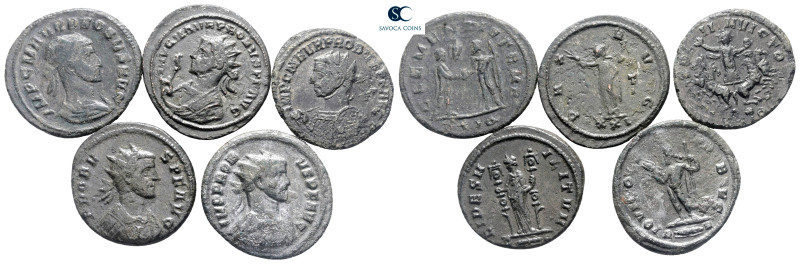 Lot of ca. 5 roman coins (Probus) / SOLD AS SEEN, NO RETURN! 

Very Fine