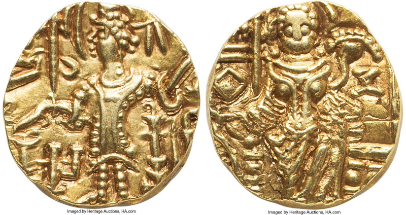 INDIA. Hunnic Tribes. Kidarites. Kirada (4th century AD). AV dinar (18mm, 7.82 g...