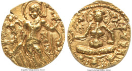 INDIA. Gupta Empire. Skandagupta (ca. AD 448-467). AV heavy dinar (21mm, 9.20 gm, 11h). MS. Archer type. Parahitakariraja jayati divam Sri Kramadityah...