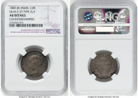 British India. Victoria 1/2 Rupee 1840.-(b) AU Details (Counterstamped) NGC, Bombay mint, KM455.1, S&W-2.37. Type A/3. HID09801242017 © 2023 Heritage ...
