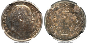 British India. Edward VII Proof Restrike Rupee 1903-(c) PR64 NGC, Calcutta mint, KM508, S&W-7.16. Quite challenging as a type no matter the level of p...