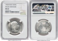 British India. Edward VII Rupee 1903-B MS64 NGC, Bombay mint, KM508. Incuse mintmark. HID09801242017 © 2023 Heritage Auctions | All Rights Reserved