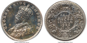 British India. George V Proof Restrike 1/2 Rupee 1926-(b) PR63 PCGS, Bombay mint, KM522, S&W-8.112. The only example graded at PCGS with just one exam...