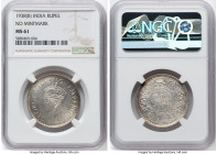British India. George VI Rupee 1938-(b) MS61 NGC, Bombay mint, KM555. No mintmark. HID09801242017 © 2023 Heritage Auctions | All Rights Reserved