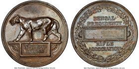 "Bengal Rifle Association" bronze Medal 1886-Dated AU58 Brown NGC, Pudd-960.6. 55mm. By Pinches in London. Unawarded. Produced in association with the...