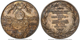 "Bombay Coronation Visit" silver Medal 1911 MS61 NGC, Pudd-911.3.1. 44m. By Elkington & Co. Struck for the Exhibition of Old Bombay for the Coronation...