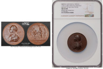 "Defeat of Sultan Tipoo" bronze Medal 1792 MS65 Brown NGC, BHM-363, Pudd-792. By C.H. Küchler. The obverse features the uniformed bust of Marquis Corn...