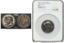 "Earl & Countess of Elgin: Viceroy of India" silver Medal 1898 MS61 NGC, BHM-3467 (RR), Eimer-1793, Pudd-894.1. 51mm. By A. Wyon. Awarded to Victor Al...