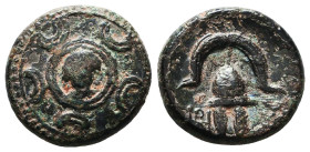 Greek Coins. 4th - 1st century B.C. AE
Reference:
Condition: Very Fine

Weight :4 gr
Height :16 mm