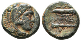 Greek Coins. 4th - 1st century B.C. AE
Reference:
Condition: Very Fine

Weight :5.5 gr
Height :16.8 mm