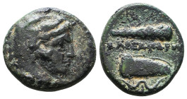 Greek Coins. 4th - 1st century B.C. AE
Reference:
Condition: Very Fine

Weight :5.4 gr
Height :18.5 mm