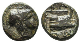 Greek Coins. 4th - 1st century B.C. AE
Reference:
Condition: Very Fine

Weight :1.8 gr
Height :11.2 mm