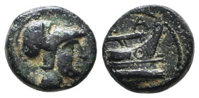 Greek Coins. 4th - 1st century B.C. AE
Reference:
Condition: Very Fine

Weight :1.8 gr
Height :10.8 mm