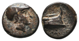 Greek Coins. 4th - 1st century B.C. AE
Reference:
Condition: Very Fine

Weight :1.5 gr
Height :11.4 mm