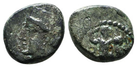 Greek Coins. 4th - 1st century B.C. AE
Reference:
Condition: Very Fine

Weight :2.1 gr
Height :11.6 mm