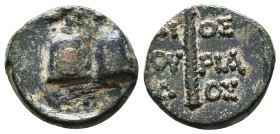 Greek Coins. 4th - 1st century B.C. AE
Reference:
Condition: Very Fine

Weight :4.3 gr
Height :17.4 mm