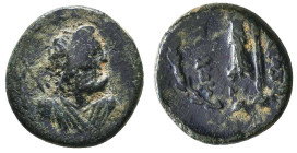 Greek Coins. 4th - 1st century B.C. AE
Reference:
Condition: Very Fine

Weight :2.6 gr
Height :15 mm