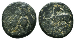 Greek Coins. 4th - 1st century B.C. AE
Reference:
Condition: Very Fine

Weight :2.2 gr
Height :13.3 mm