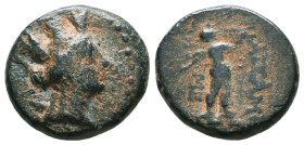 Greek Coins. 4th - 1st century B.C. AE
Reference:
Condition: Very Fine

Weight :4.5 gr
Height :17.4 mm