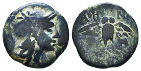 Greek Coins. 4th - 1st century B.C. AE
Reference:
Condition: Very Fine

Weight :2.5 gr
Height :15.6 mm