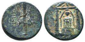 Greek Coins. 4th - 1st century B.C. AE
Reference:
Condition: Very Fine

Weight :3.5 gr
Height :16.1 mm