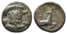 Greek Coins. 4th - 1st century B.C. AE
Reference:
Condition: Very Fine

Weight :3.3 gr
Height :12.6 mm