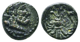 Greek Coins. 4th - 1st century B.C. AE
Reference:
Condition: Very Fine

Weight :2.5 gr
Height :11.7 mm