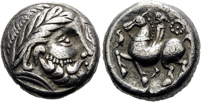 CELTIC, Middle Danube. Pannonian region, 3rd century BC. Tetradrachm (Silver, 18...