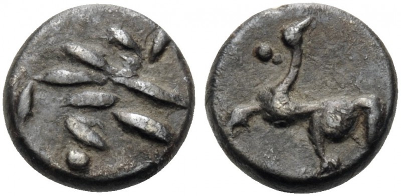 CELTIC, Eastern Celts. Skordoski in Syrmia, Circa 3rd-2nd century BC. Hemiobol (...
