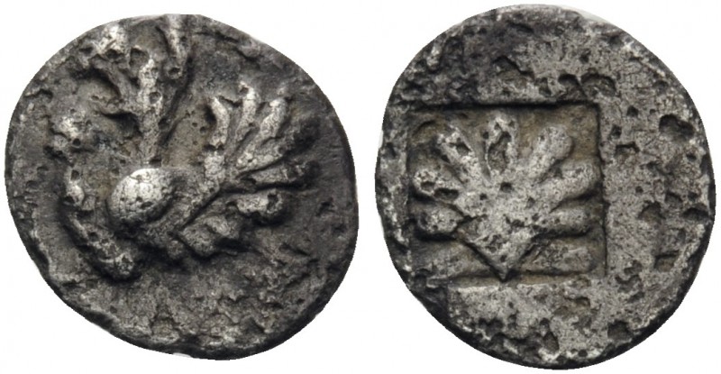 THRACE. Abdera. Circa 473/0-449/8 BC. Hemiobol (Silver, 8 mm, 0.25 g, 10 h). For...