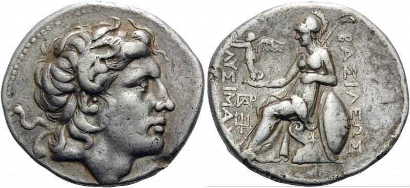 KINGS OF THRACE. Lysimachos, 305-281 BC. Tetradrachm (Silver, 29 mm, 17.11 g, 11...