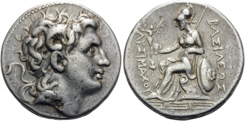 KINGS OF THRACE. Lysimachos, 305-281 BC. Tetradrachm (Silver, 27.5 mm, 16.92 g, ...