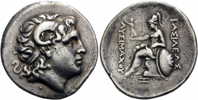 KINGS OF THRACE. Lysimachos, 305-281 BC. Tetradrachm (Silver, 31 mm, 16.89 g, 1 ...
